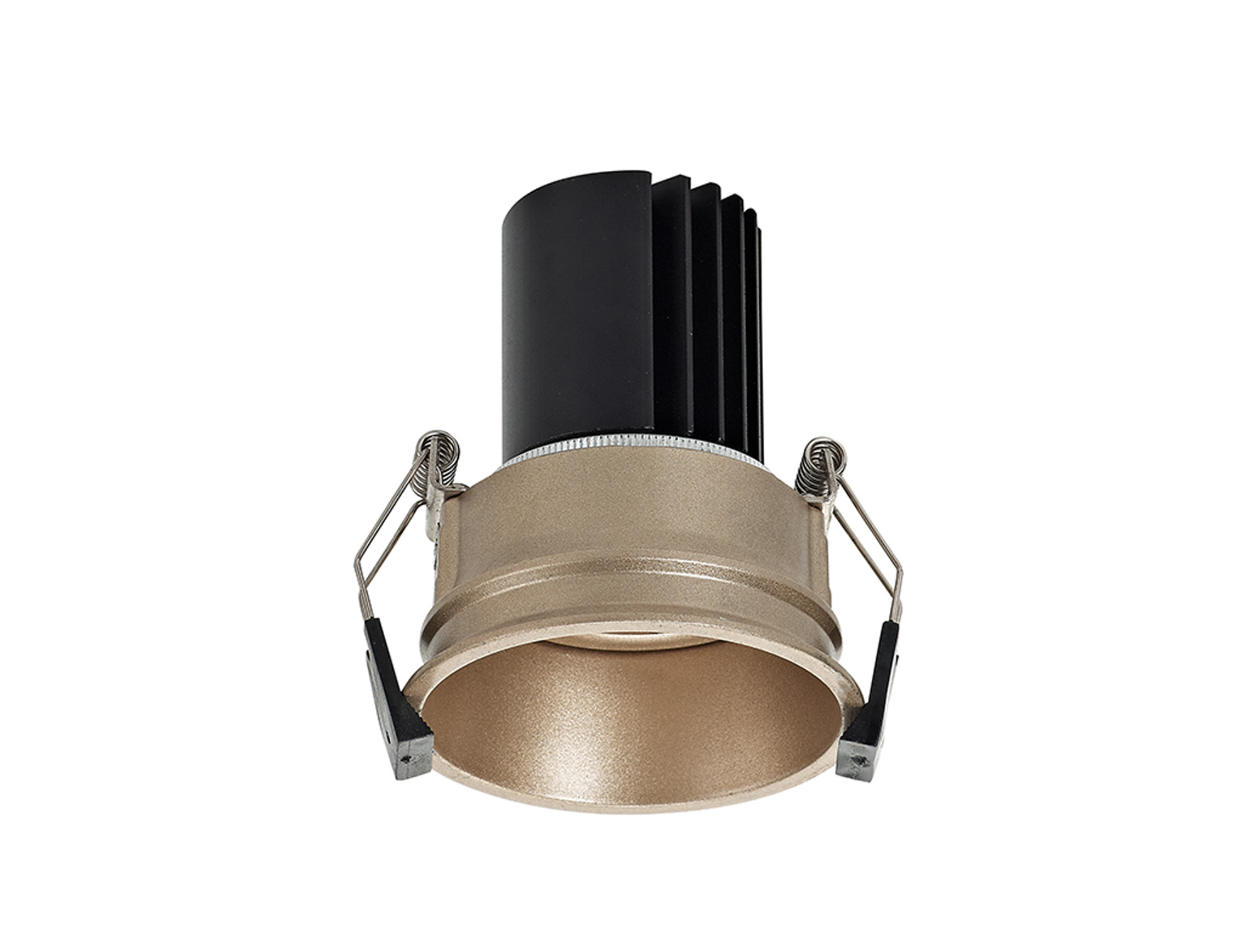 Bania A 12 Powered by Tridonic  12W 2700K 1200lm 36° CRI>90 LED Engine, 350mA Gold Adjustable Recessed Spotlight, IP20 DM201749  Dlux Bania A 12